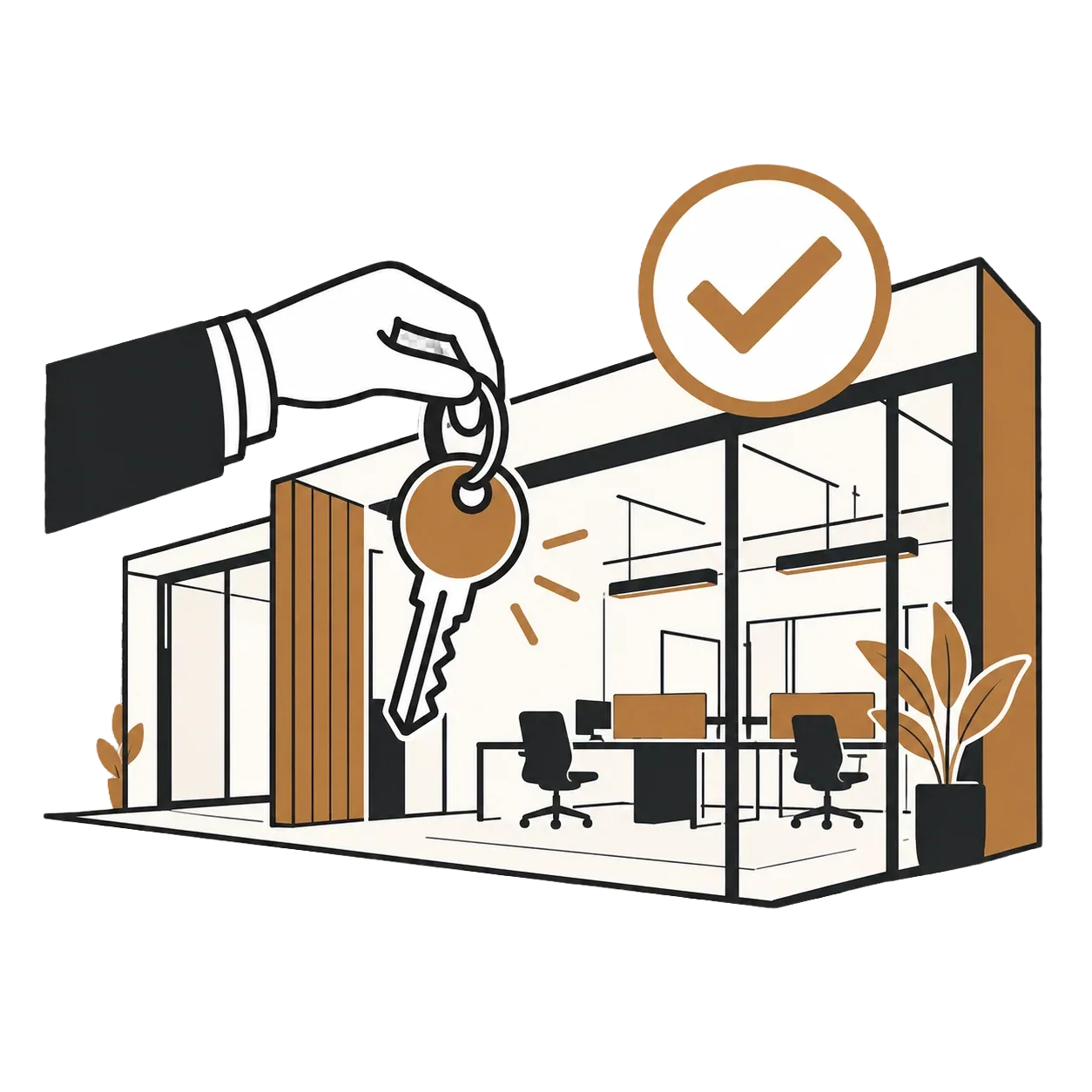 Strategic locations illustration